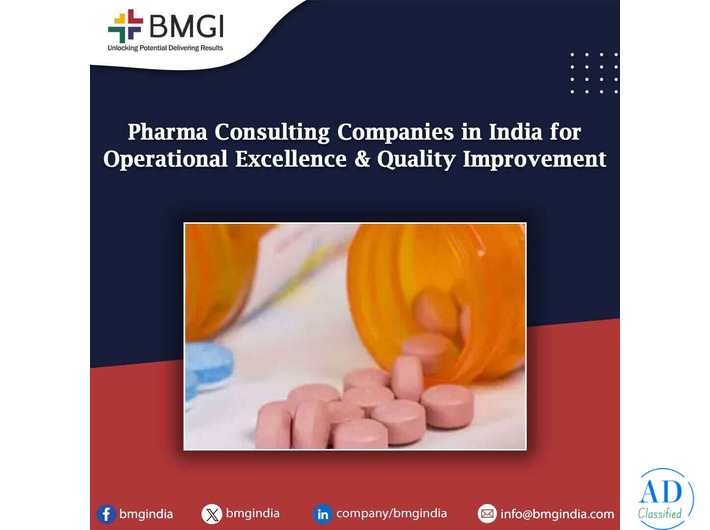 Pharma Consulting Companies in India for Operational Excellence and Quality Improvement