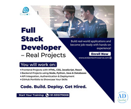 Full Stack Developer – Learn With Real Projects - Evision Technoserve