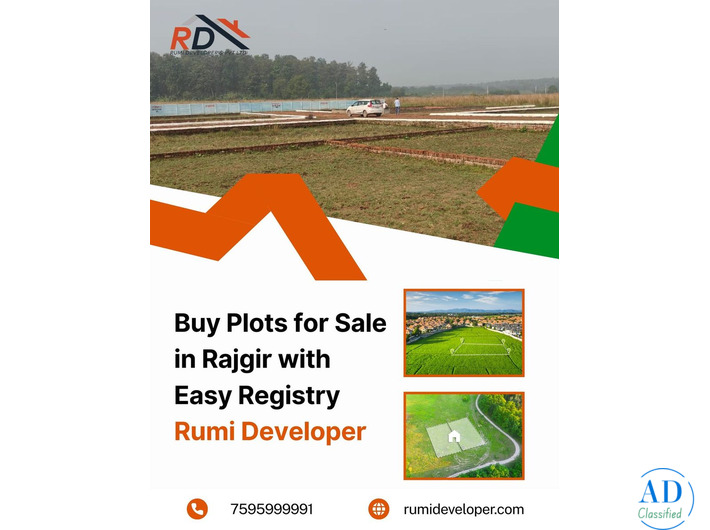Buy Plots for Sale in Rajgir with Easy Registry | Rumi Developer