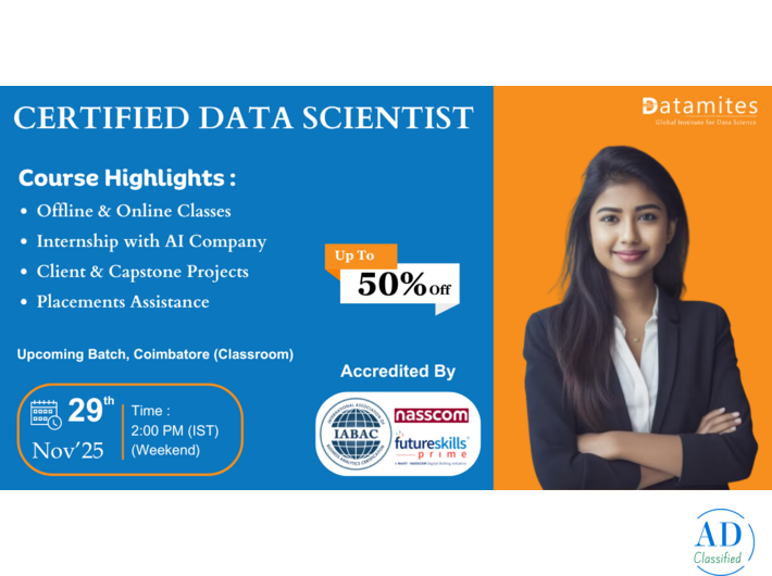 Data science Courses in Coimbatore with placements
