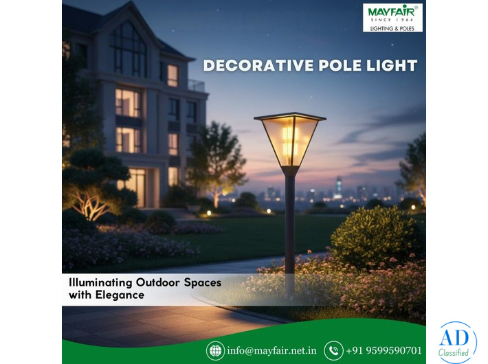 Premium Decorative Pole Lights for Elegant Outdoor Illumination