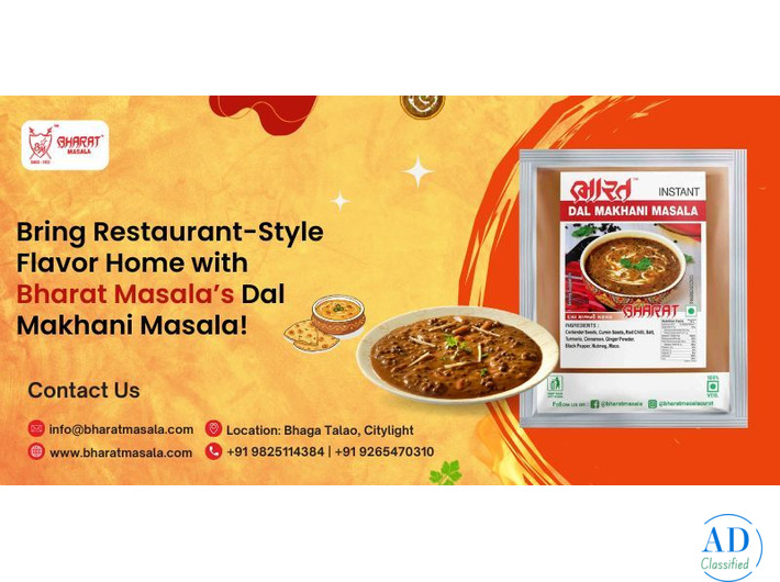 Bring Restaurant-Style Flavor Home with Bharat Masala’s Dal Makhani Masala!