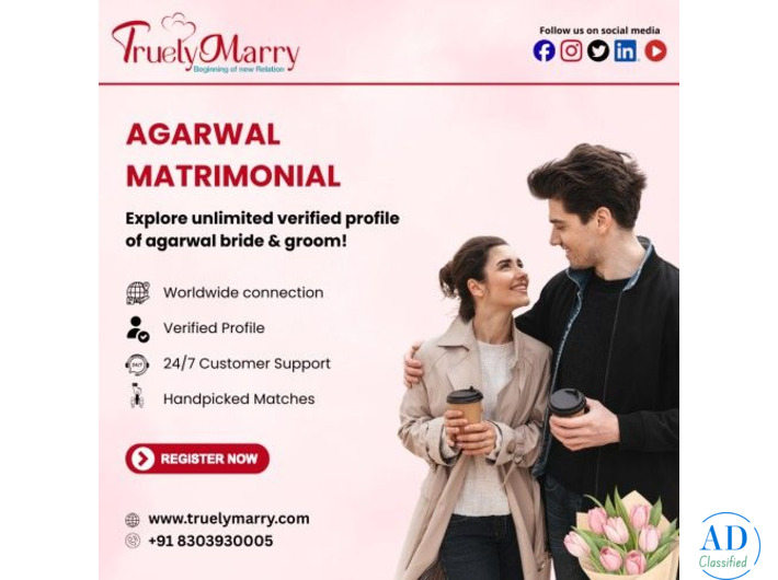 Find Your Perfect Agarwal Match with TruelyMarry Matrimony