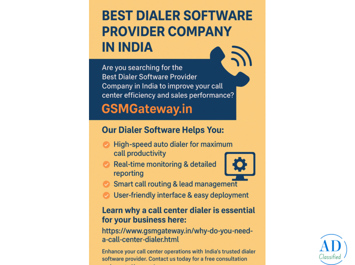 Best Dialer Software Provider Company in India