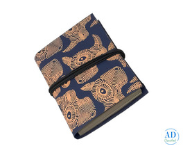 A6 Coptic Bound Notebook – Handmade Eco-Friendly Journal
