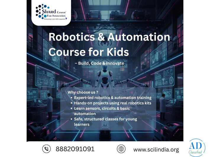 Robotics & Automation Course for Kids – Build, Code & Innovate