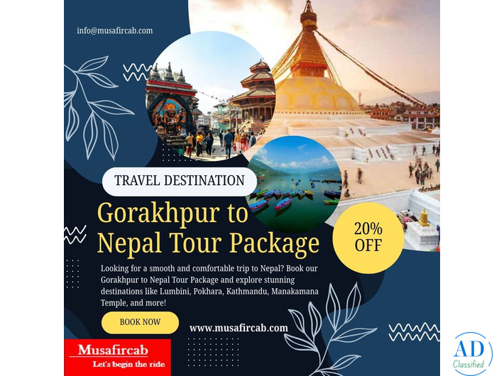 Best Gorakhpur to Nepal Tour Package with Musafircab!