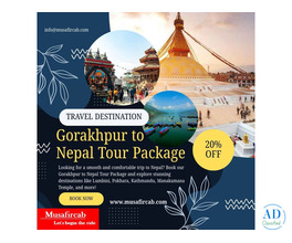 Best Gorakhpur to Nepal Tour Package with Musafircab!