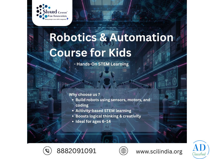 Robotics and Automation Course for Kids - Hands-On STEM Learning