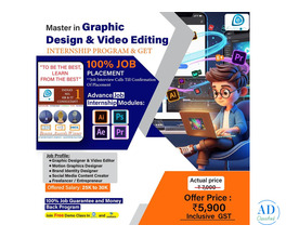 Master Graphic Design & Video Editing with Industry-Focused Internship - Evision Technoserve