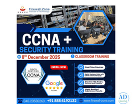 Mastering Networking: CCNA (R&S) + CCNA Security Training in Hyderabad.