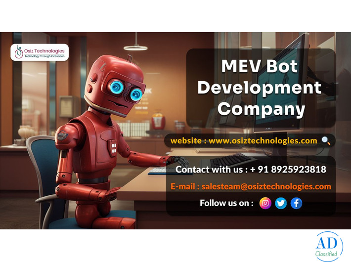 Top MEV Bot Development Company for Profitable Trading – Osiz Technologies