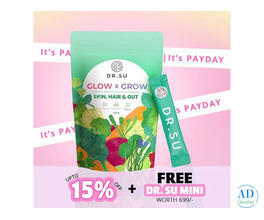Dr. Su Glow x Grow — Skin, Hair & Gut Wellness Supplement