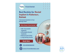 Best Dentists For Dental Implant in Kalanaur | Triveni Dental