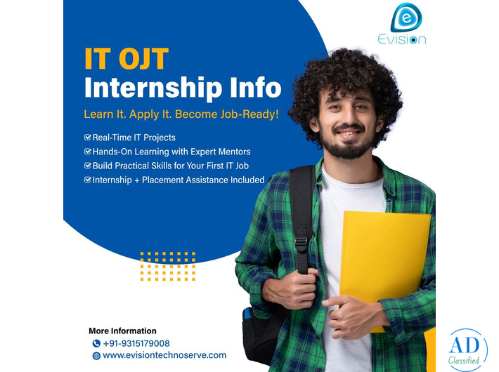 IT OJT Internship – Start Your Career with Real Experience - Evision Technoserve