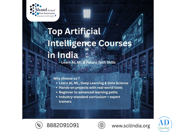 Top Artificial Intelligence Courses in India - Learn AI, ML & Future Tech Skills