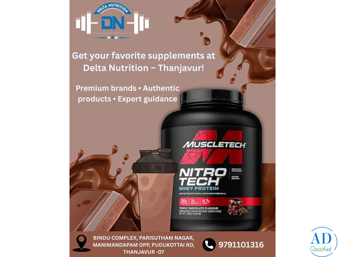 Delta Nutrition — Fuel Your Fitness with Genuine Nutrition