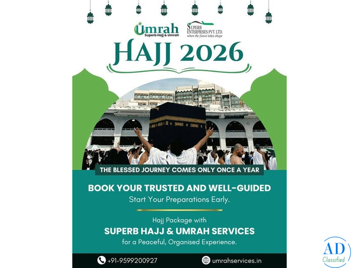 Book Your Hajj Package for 2026 | Bookings are Open Now