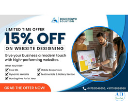 Flat 15% Off on Website Designing – Limited Time Offer