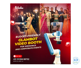 Budget-Friendly Glambot Video Booth for Weddings and Corporate Events
