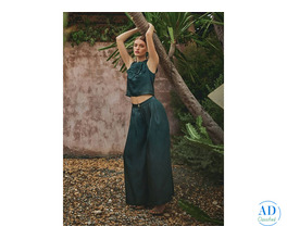 Christmas Day Festive Wear Ladies Dress Design – Diana Floral Pant