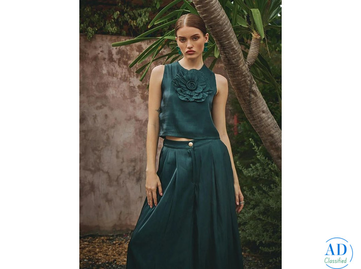 Christmas Day Festive Wear Ladies Dress Design – Diana Floral Pant