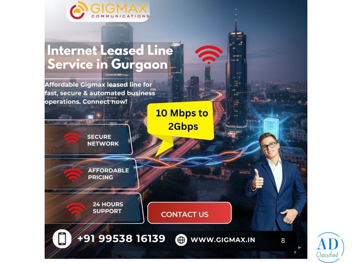 Professional Leased Line in Gurgaon Sector 67 by Gigmax