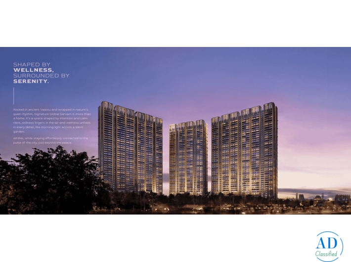 Signature Global Sarvam Sector 37D Gurgaon – Wellness Homes with Luxury Club & Green Living