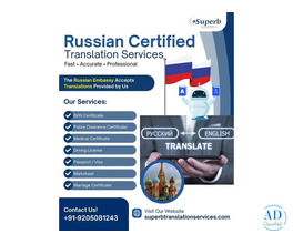 Get Russian Documents Translation Services in Delhi