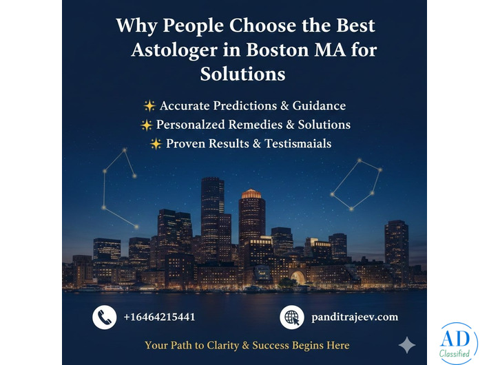 Why People Choose the Best Astrologer in Boston MA for Solutions