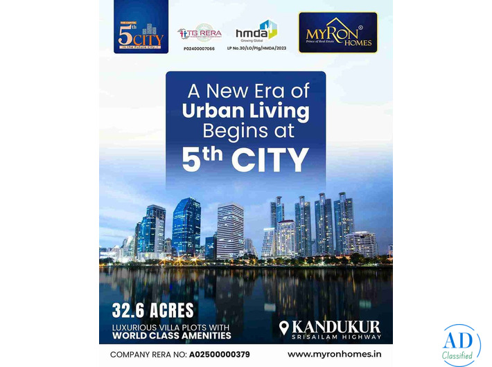 Premium Open Plots in Kandukur at The Capital 5th City