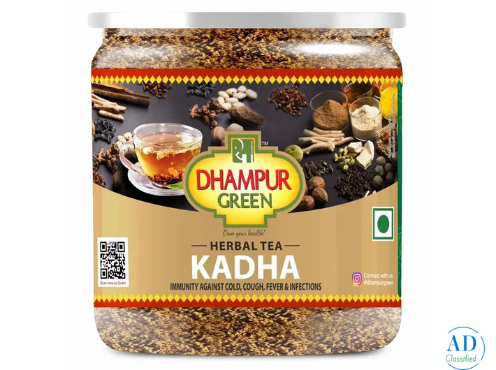 Dhampur Green Ayurvedic Kadha Tea – Natural Immunity Boost with Traditional Herbal Blend