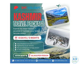 Kashmir Tour Package 5 Nights 6 Days - DHT Holidays