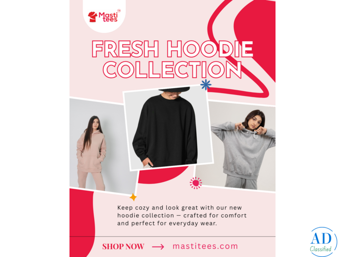 Best Custom Hoodie Maker in Pune | Unique Designs by Masti Tees