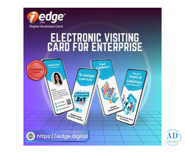 Boost Your Brand Presence with the Electronic Visiting Card by iEdge Digital