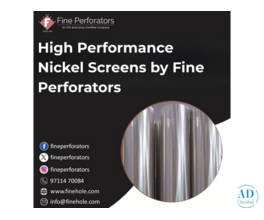 High Performance Nickel Screens by Fine Perforators