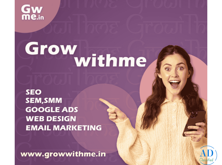 Professional SEO & Social Media Marketing Agency – GrowWithMe