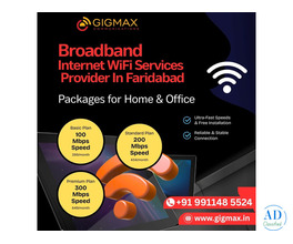 Unlimited WiFi Plans in Old Faridabad with Unlimited Data