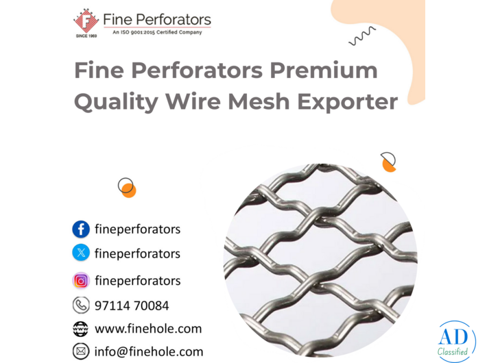 Fine Perforators Premium Quality Wire Mesh Exporter