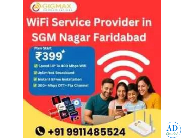 WiFi Connection in SGM Nagar for Work From Home