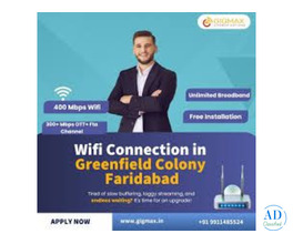 Best WiFi Connection in Greenfield Colony Faridabad – Broadband