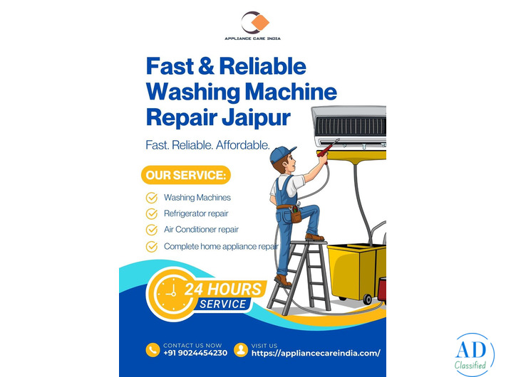 Fast & Reliable Washing Machine Repair Jaipur – Book Online Now