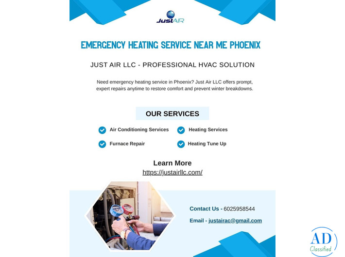 Just Air LLC – Heating Maintenance Near Me