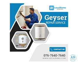 Geyser Repair Service by LocalRamu's Reliable technicians in Bangalore