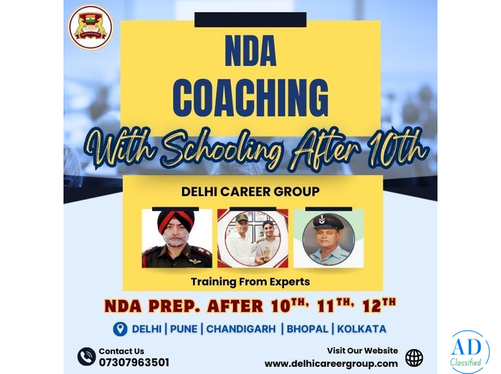 NDA Coaching with Schooling in Chandigarh