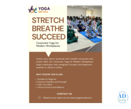 Start Corporate Yoga at Your Workplace with Yoga On Call