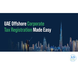 Corporate Tax Registration For Offshore Companies UAE