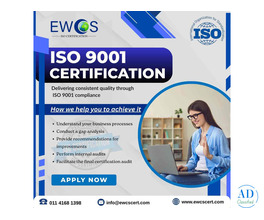Best ISO 9001 Certification in New Delhi