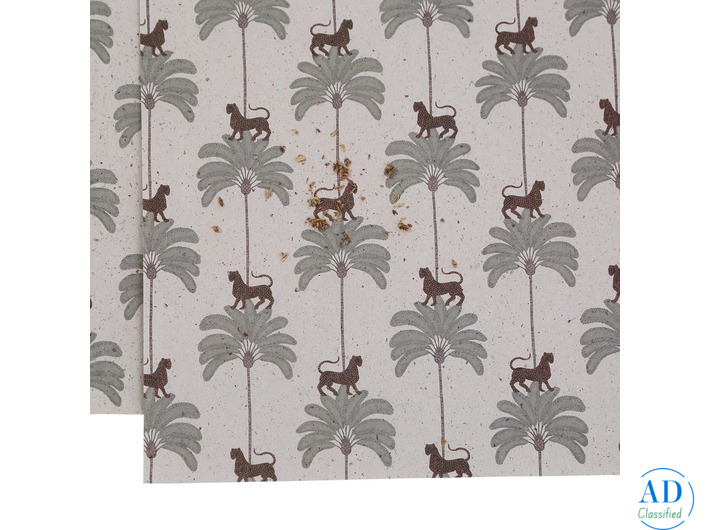 Leopard Print Gift Wraps – Sustainable Spent Barley Paper