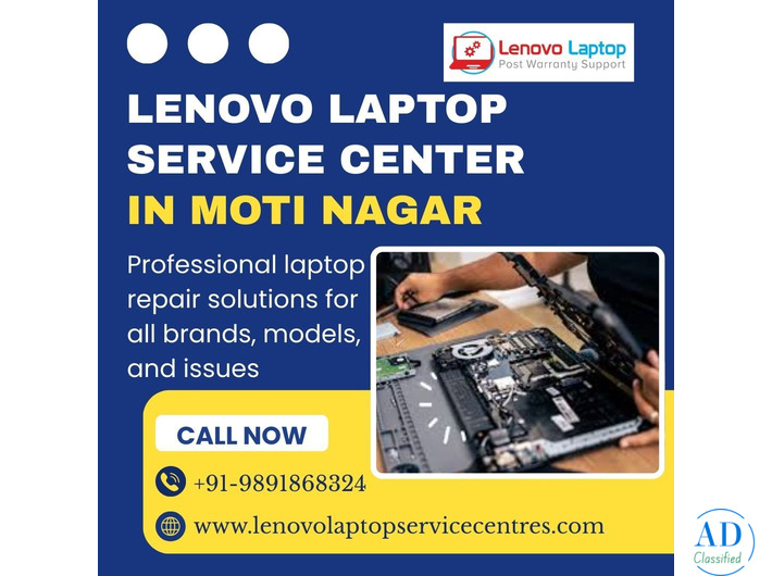 Lenovo Laptop Service Center in Moti Nagar